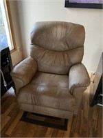 Set of 2 leather recliners