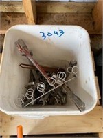 Bin of Wrenches & misc metal