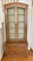 Display Cabinet with Wire Inset Doors & Lower