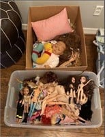 Assortment of Plush Toys & Dolls