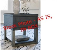 Scratch/Dent End table w/USB & Outlets T949-3