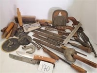 Large lot of various tools & knives