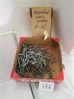 Assorted wood screws 2' - 3 1/2'