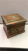 Jewelry Box Old Wooden Ornate