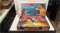 Battleship and Risk Boardgames Vintage