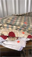 Lot of 3 quilts.