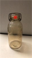 Large Glass Jar Crown Cordial & Extract Co. with