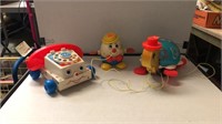 Toys for Walking/Pulling Fisher Price Vintage