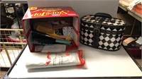 Vintage Toiletries Bag/Train Case and Other