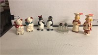4 Pairs of Salt and Pepper Shakers