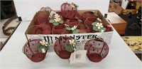 15 ct Decorative Strawberry Candle Holders