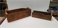 2 ct. Vintage Wooden Boxes