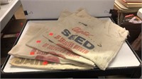 Vintage Seed Bags Farmhouse Decor