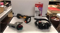 Doorbell Kit, Flashlights, and Headphones