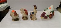 Lot of Rooster Decor (Ceramic)