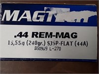 44 REM-MAG 240 GR.SJSP FLAT  MAGTECH