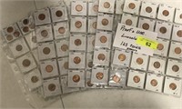 123 MISC LINCOLN PROOF PENNIES