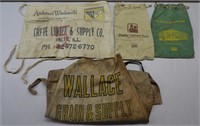 Wallace Grain Apron, Bank Bags