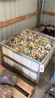 Large crate Mexican beach pebbles  approx 2000 lbs