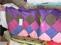 Antique hand made quilt - Corduroy