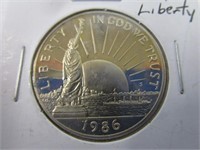 1986 Commemorative 1/2 dollar