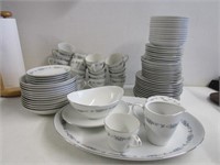 Nice Set of China Rose Silver Tone -Pick up only