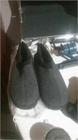 Gray slippers size 13 14