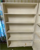 62" Tall Painted Bookcase