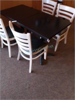 square table with 2 chairs