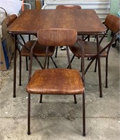 Card Table & 4 Chairs