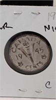 CANADIAN 1945 VICTORY NICKLE