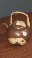 Handmade Raku Teapot by Meyer in 1980