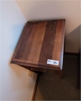 Small square table with shelf