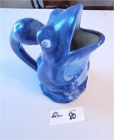 Blue Frog Pitcher appox 6 inches tall