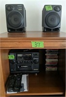 Sony Cfd-510 Bookshelf Stereo System, Cds