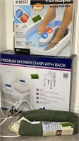 Vibra Spa Foot Bath, Premium Shower Chair With