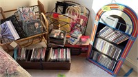 Collection Of Cds, Cassettes, Magazine Rack. 2nd