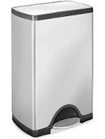SIMPLEHUMAN STEP-ON STAINLESS TRASH CAN
