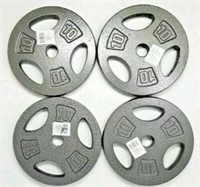 4 PIECES 10 LBS DUMBBELL PLATES