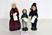 (3) Byer's Choice Carolers: