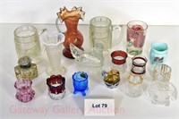 (17) Pcs. Glassware: