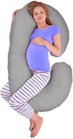 Pregnancy Pillow - Full Body, Breathable Cotton