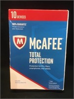 McAfee total protection antivirus security