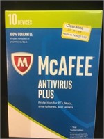 McAfee Antivirus plus subscription