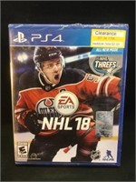 PS4 NHL18 game
