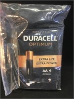 Duracell optimum AA4 batteries