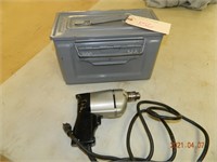 Ammo Box with 120V 1/4" Electric Drill