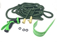 New large garden hose with sprayer and wall Mount