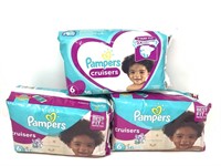 New Pampers cruisers size 6 diapers