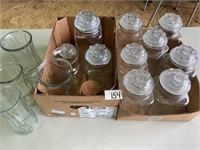 Glass Canisters and Vases